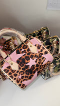 Pink Star Leopard Bag