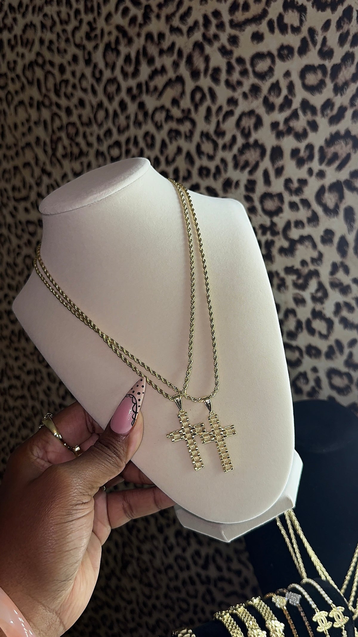 Rolex Cross Chain