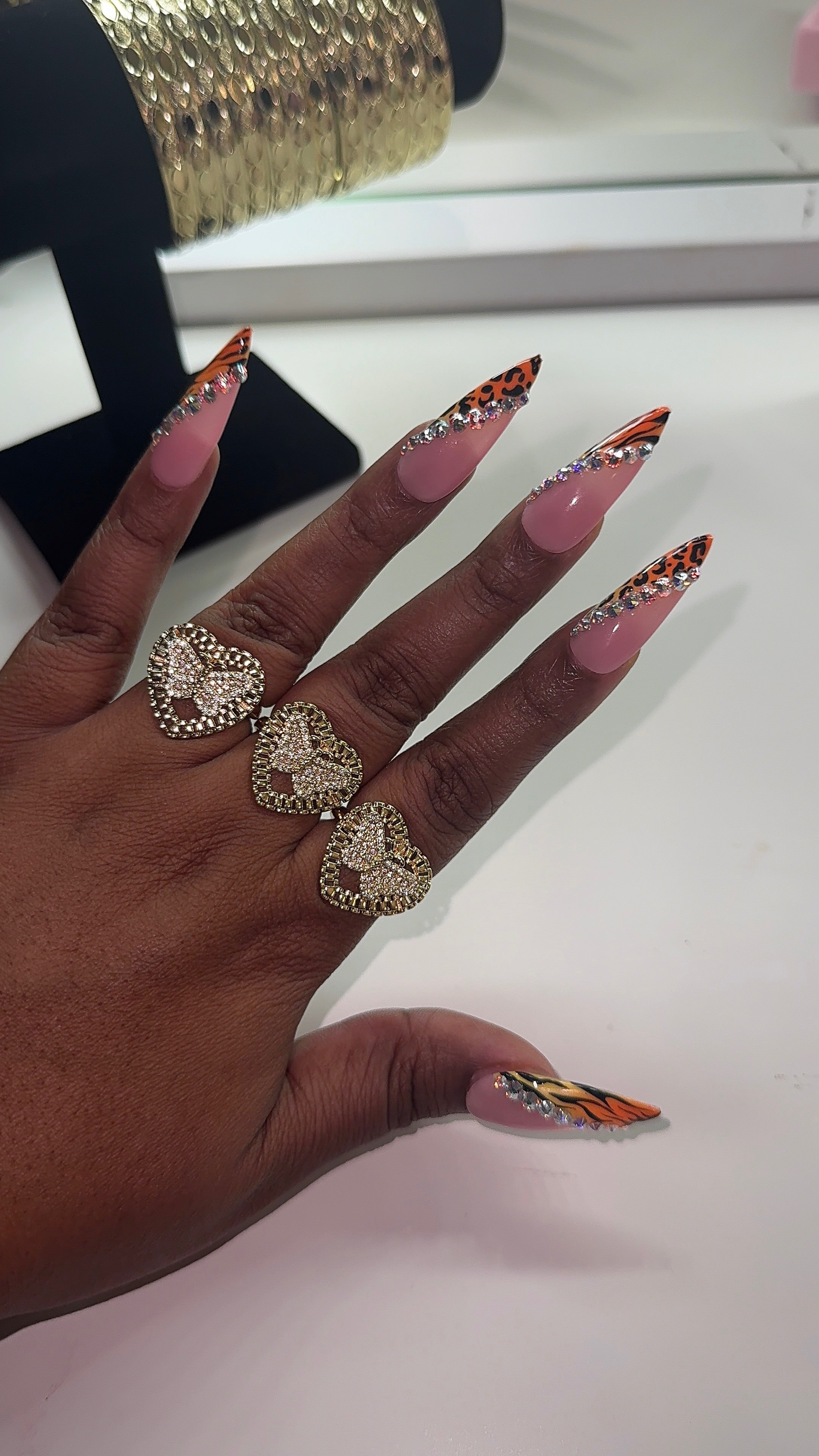 Rolex Heart Butterfly Ring