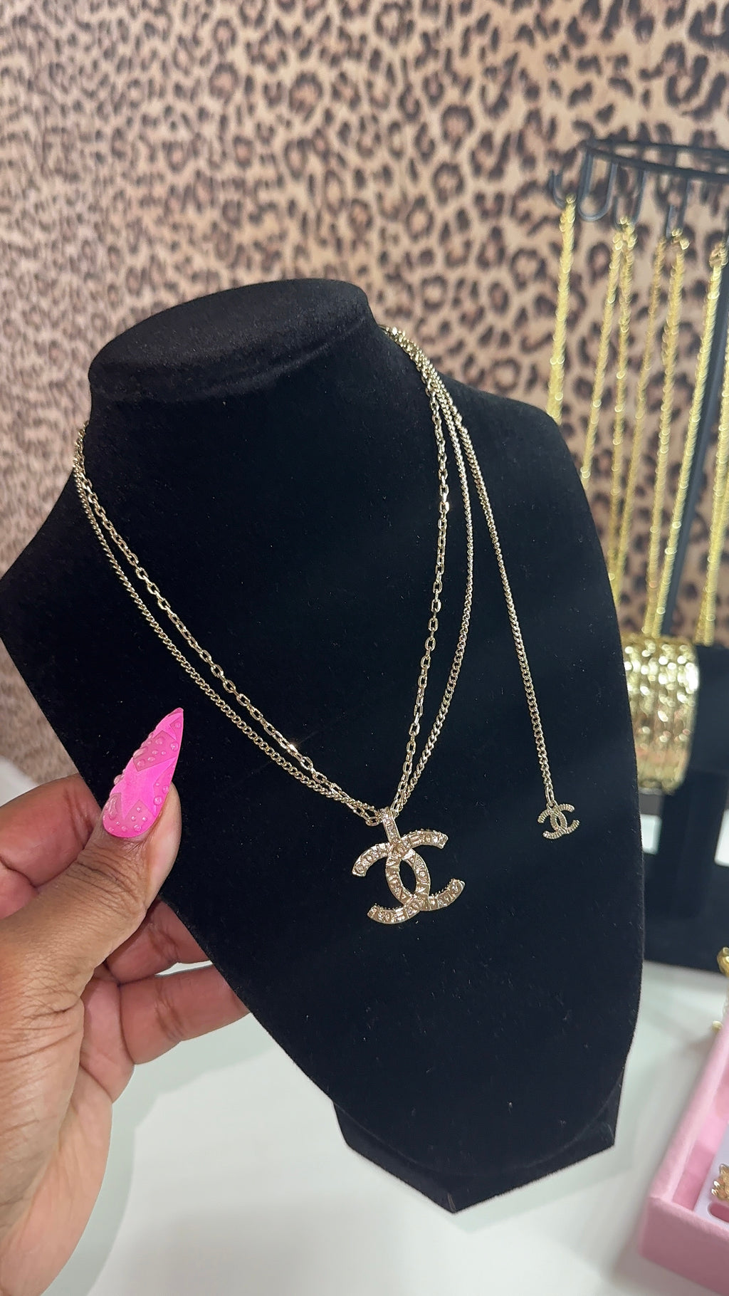 Gold CC Choker