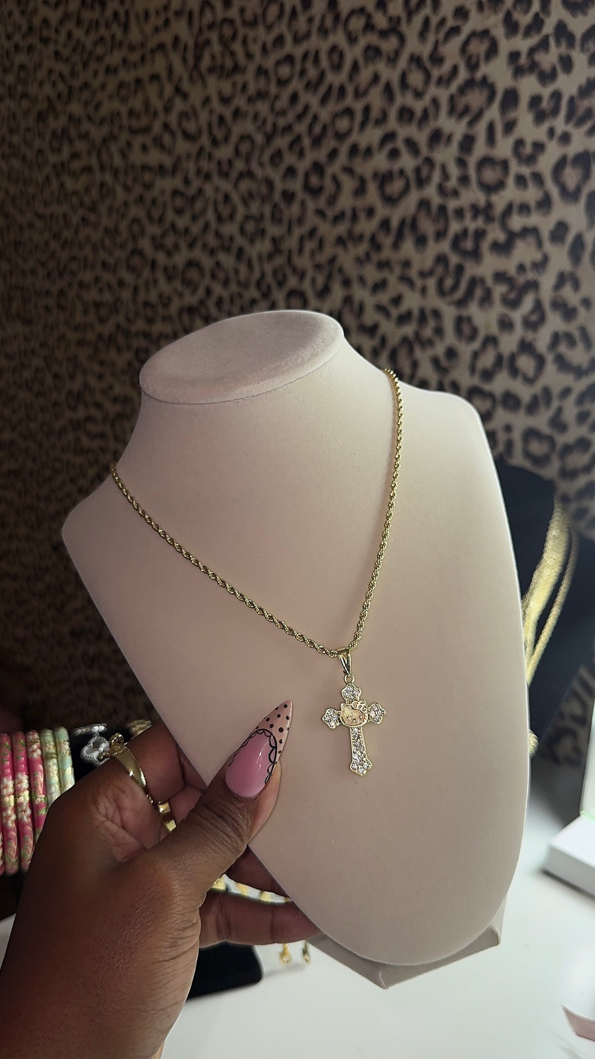 HK Cross Necklace