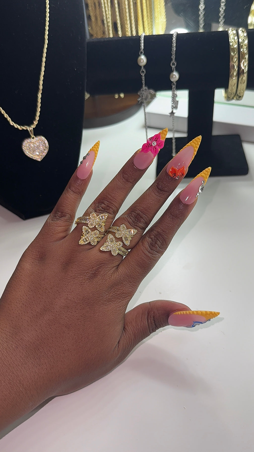 Butterfly Adjustable Ring