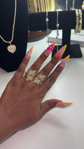 Butterfly Adjustable Ring