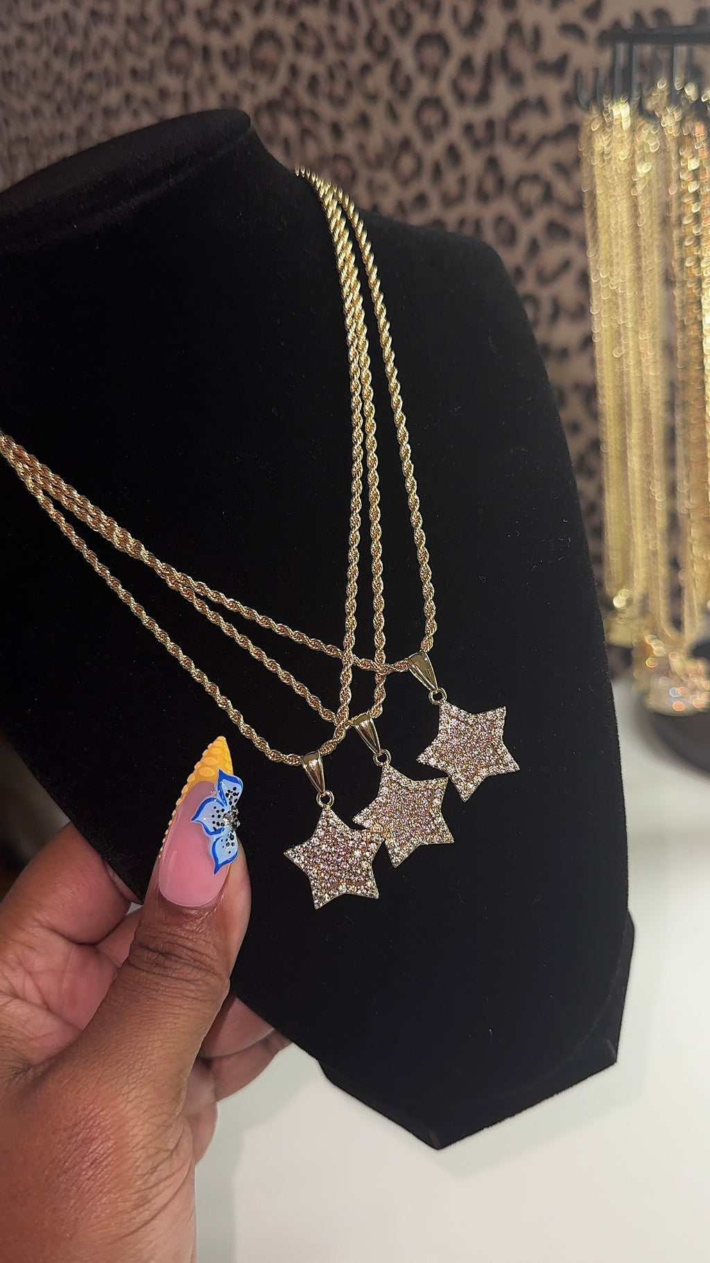 Pink Star Necklace
