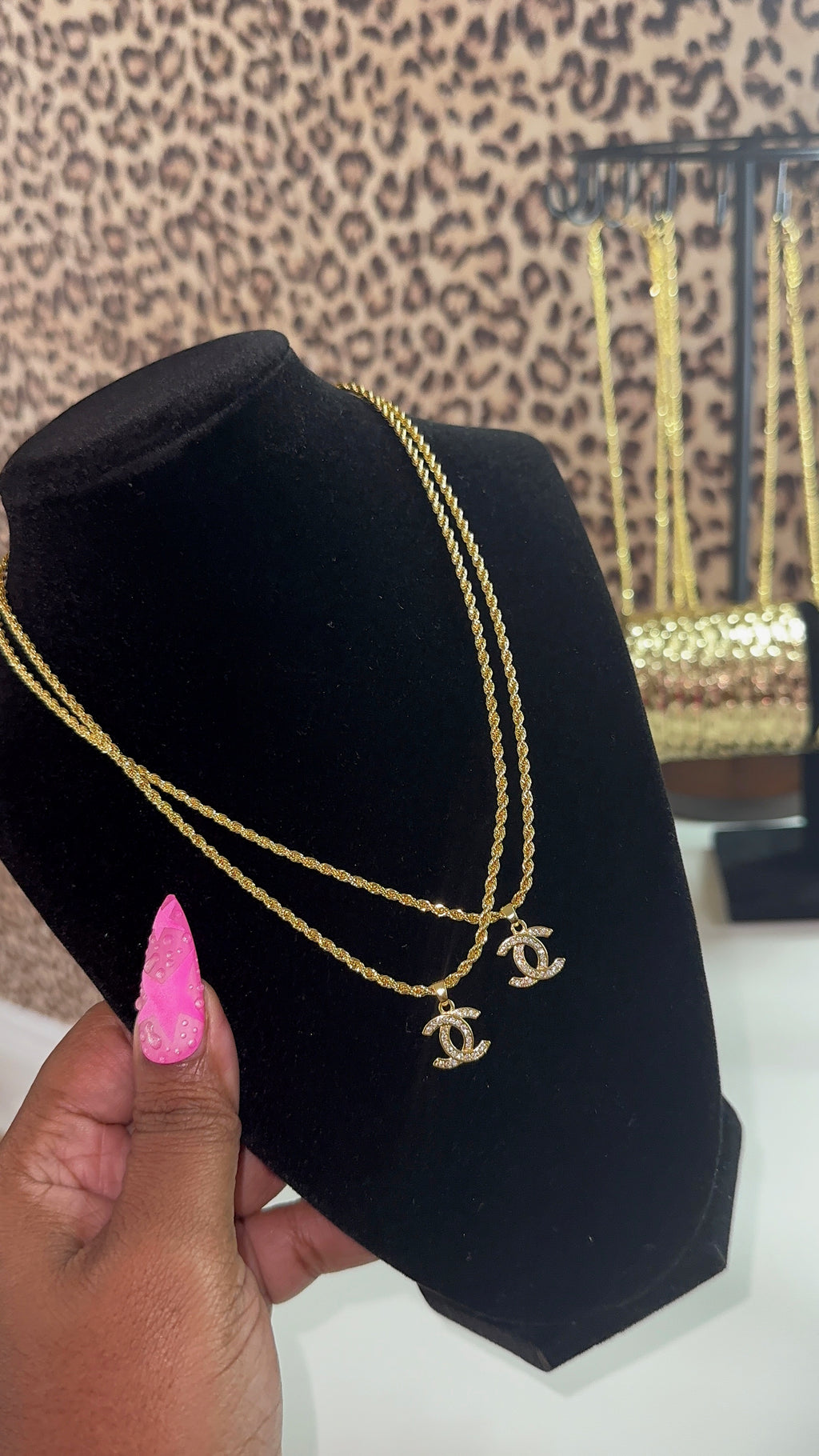 Mini CC Necklace