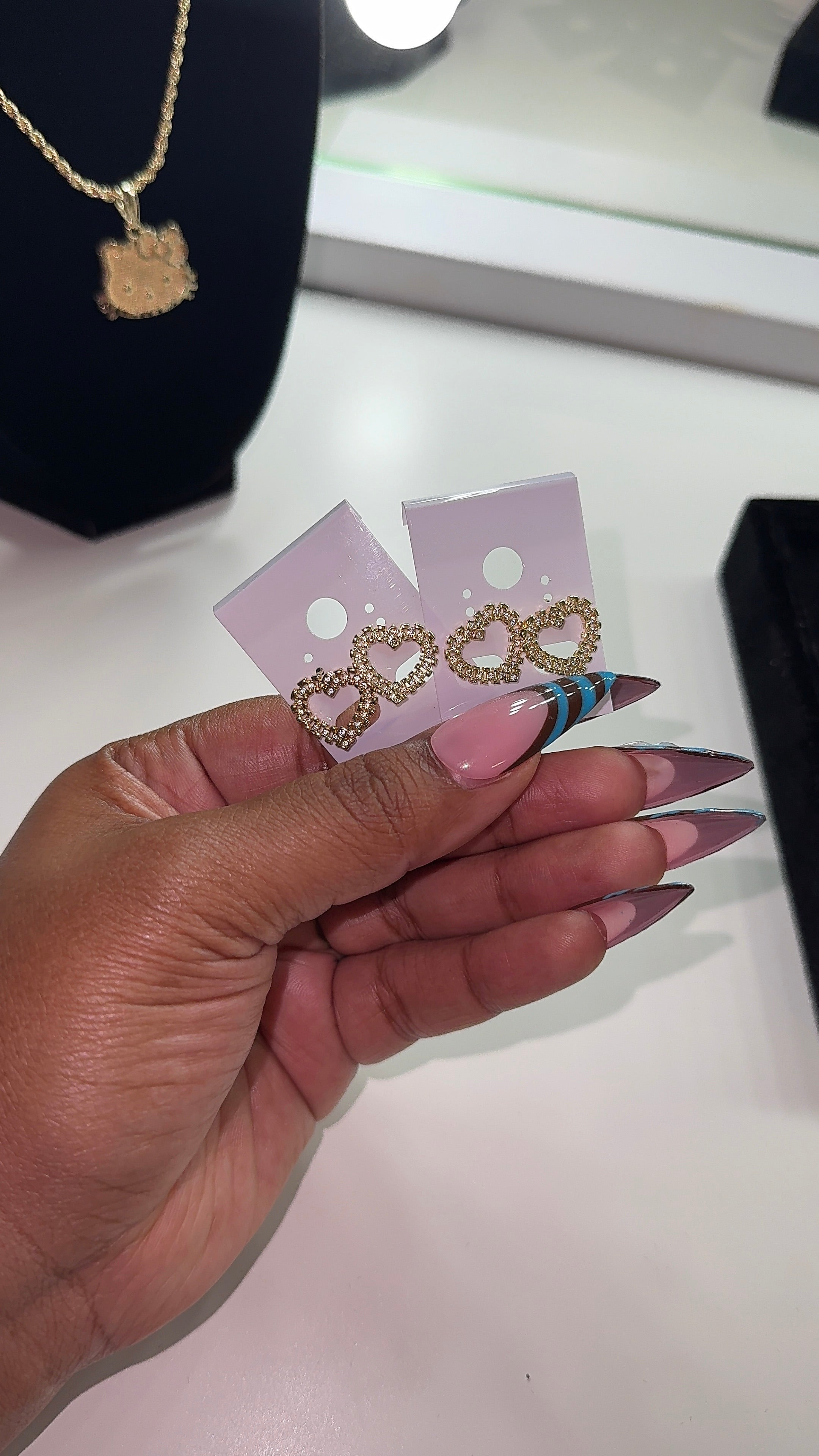 Heart Rolex Studs