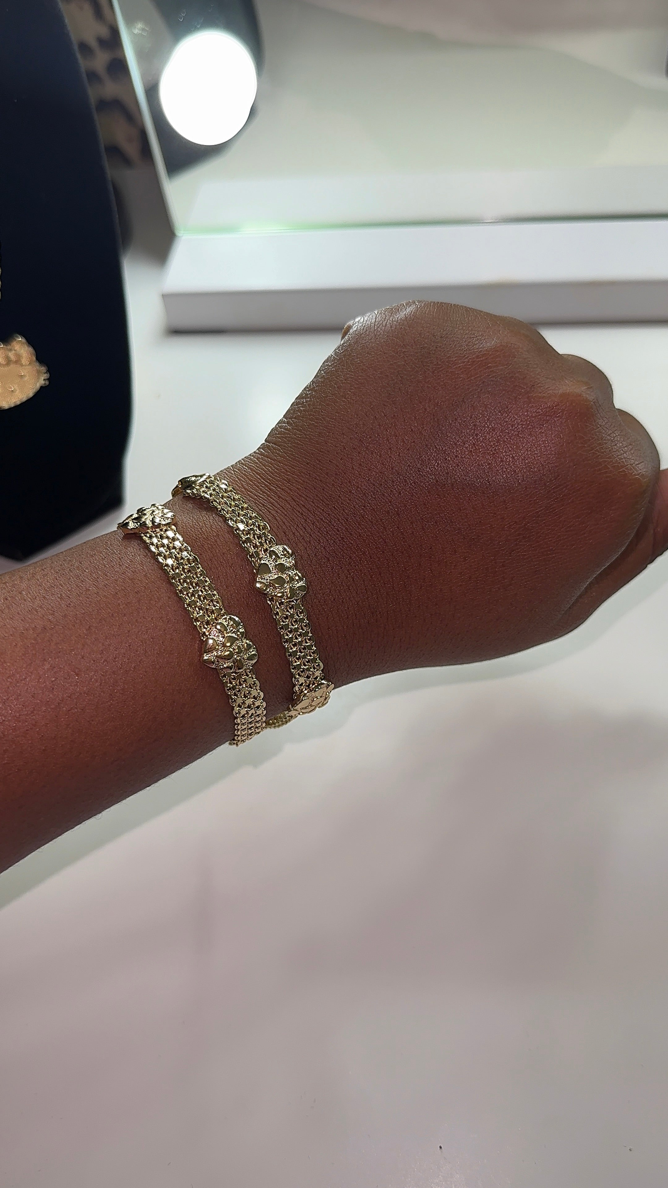 Nugget Heart Bracelet