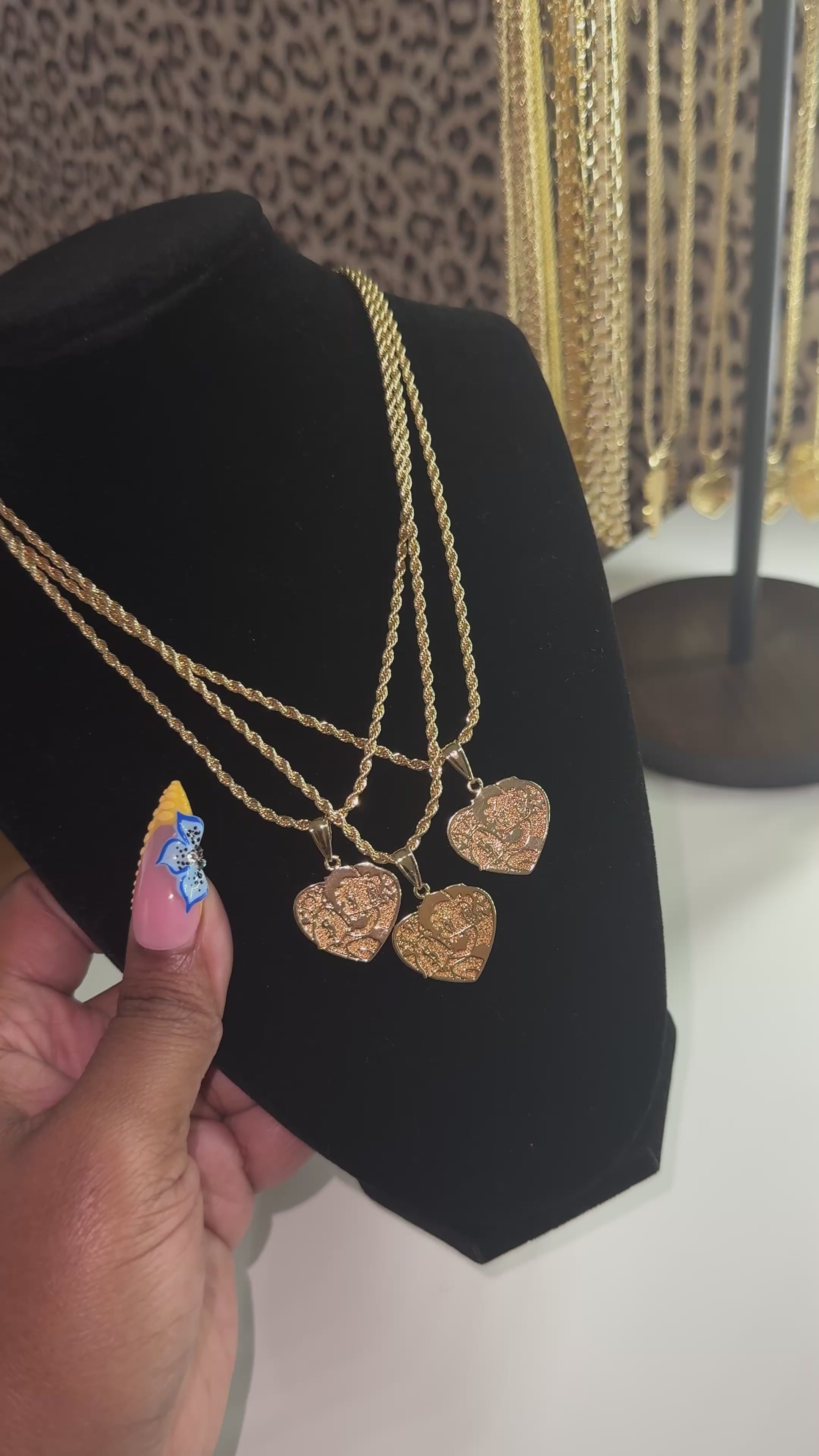 Money Heart Betty Boop Necklace