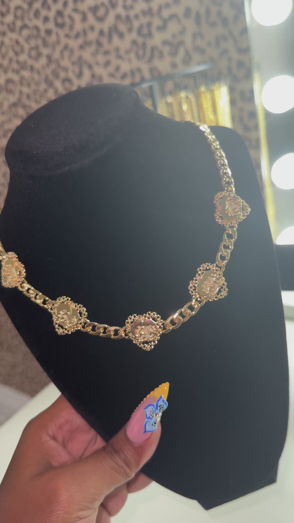 Heart Cuban Link Chain