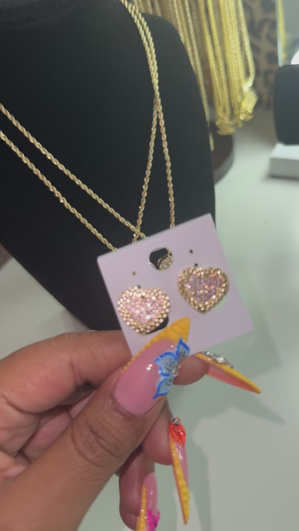 Heart Studs