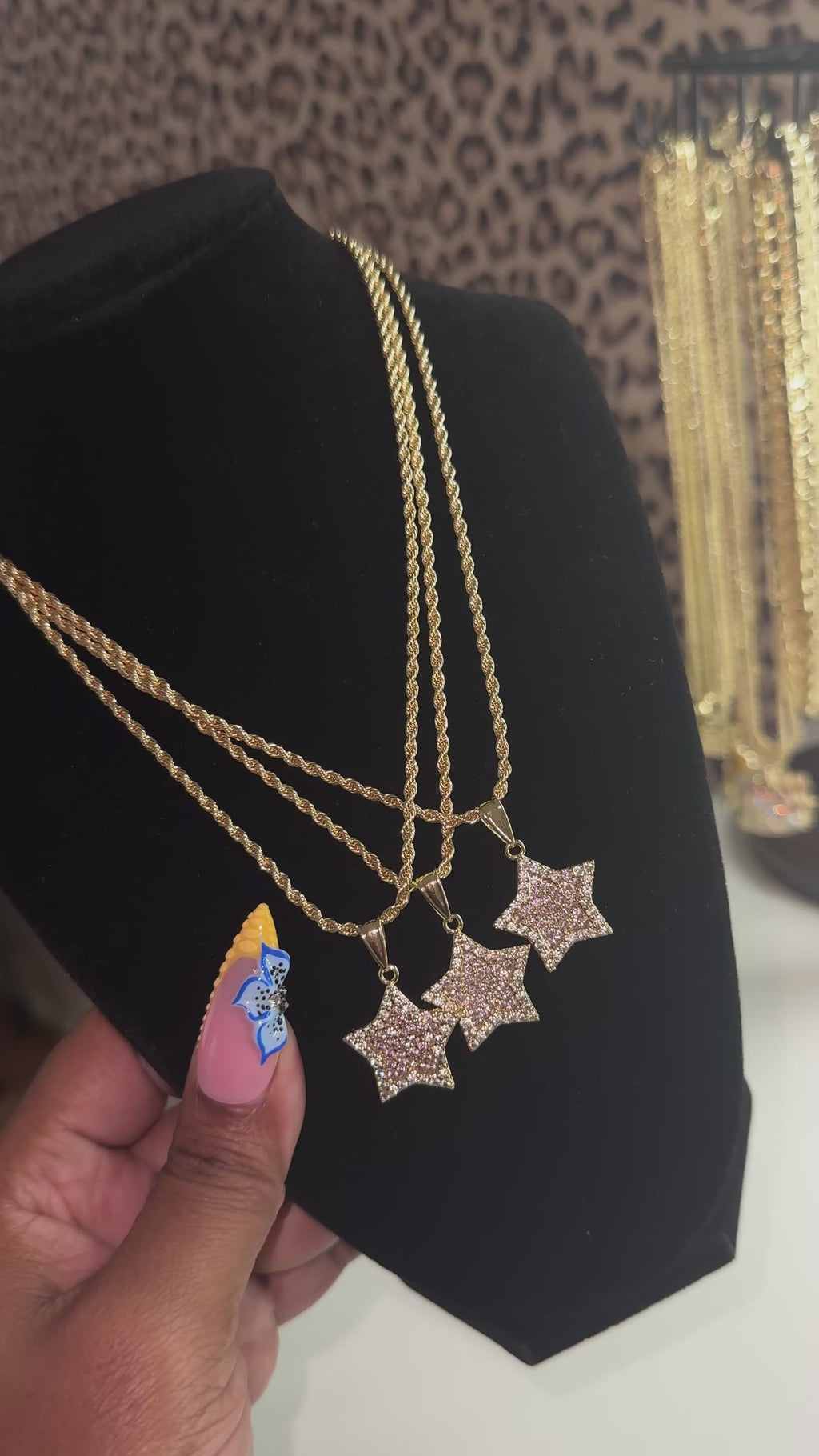 Pink Star Necklace