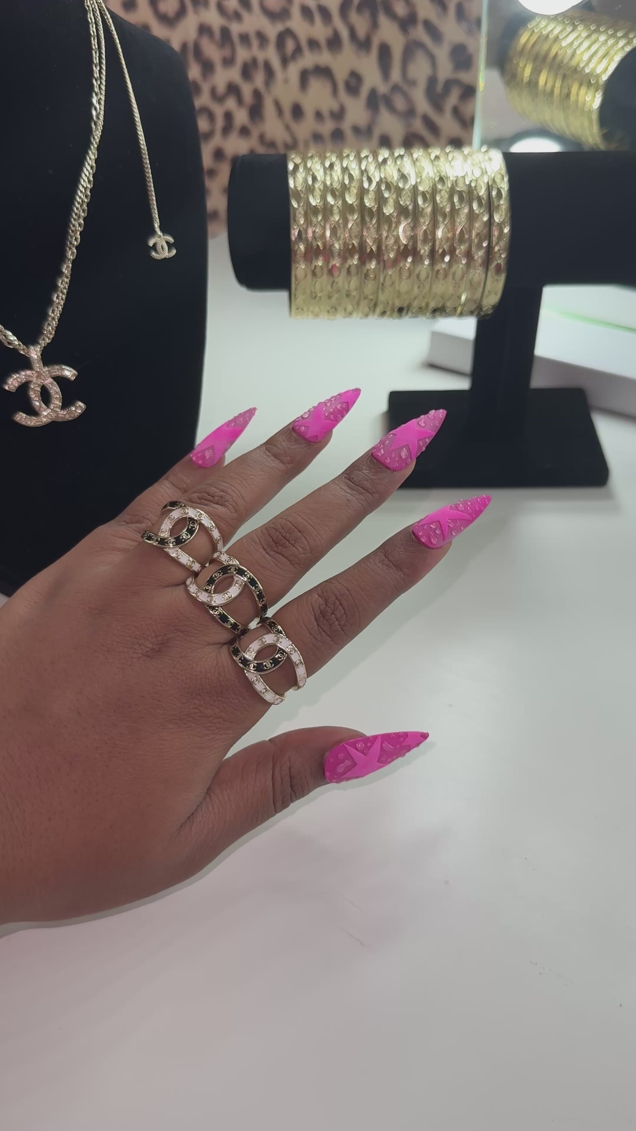 Criss Cross CC Ring (Adjustable)