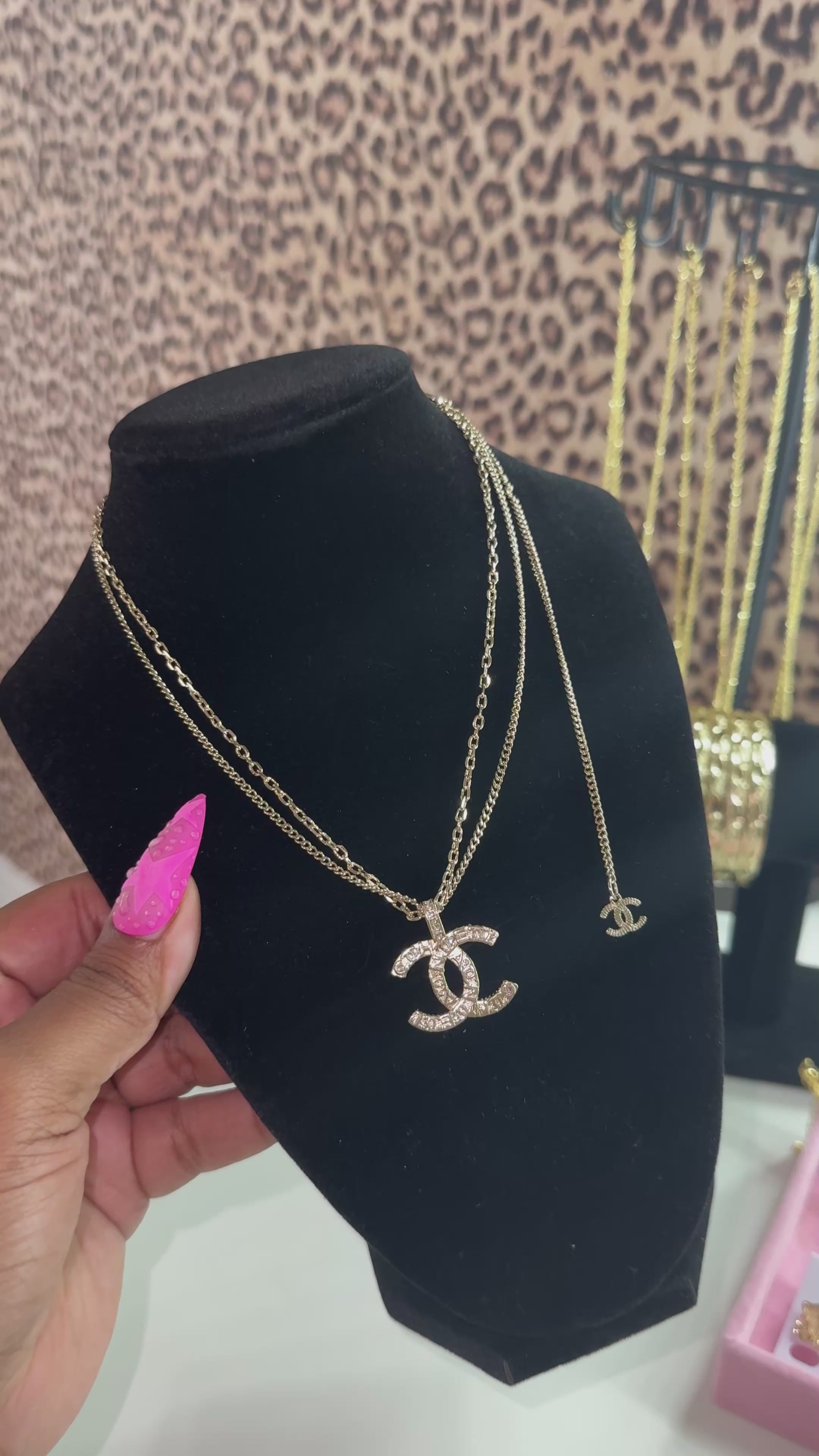 Gold CC Choker