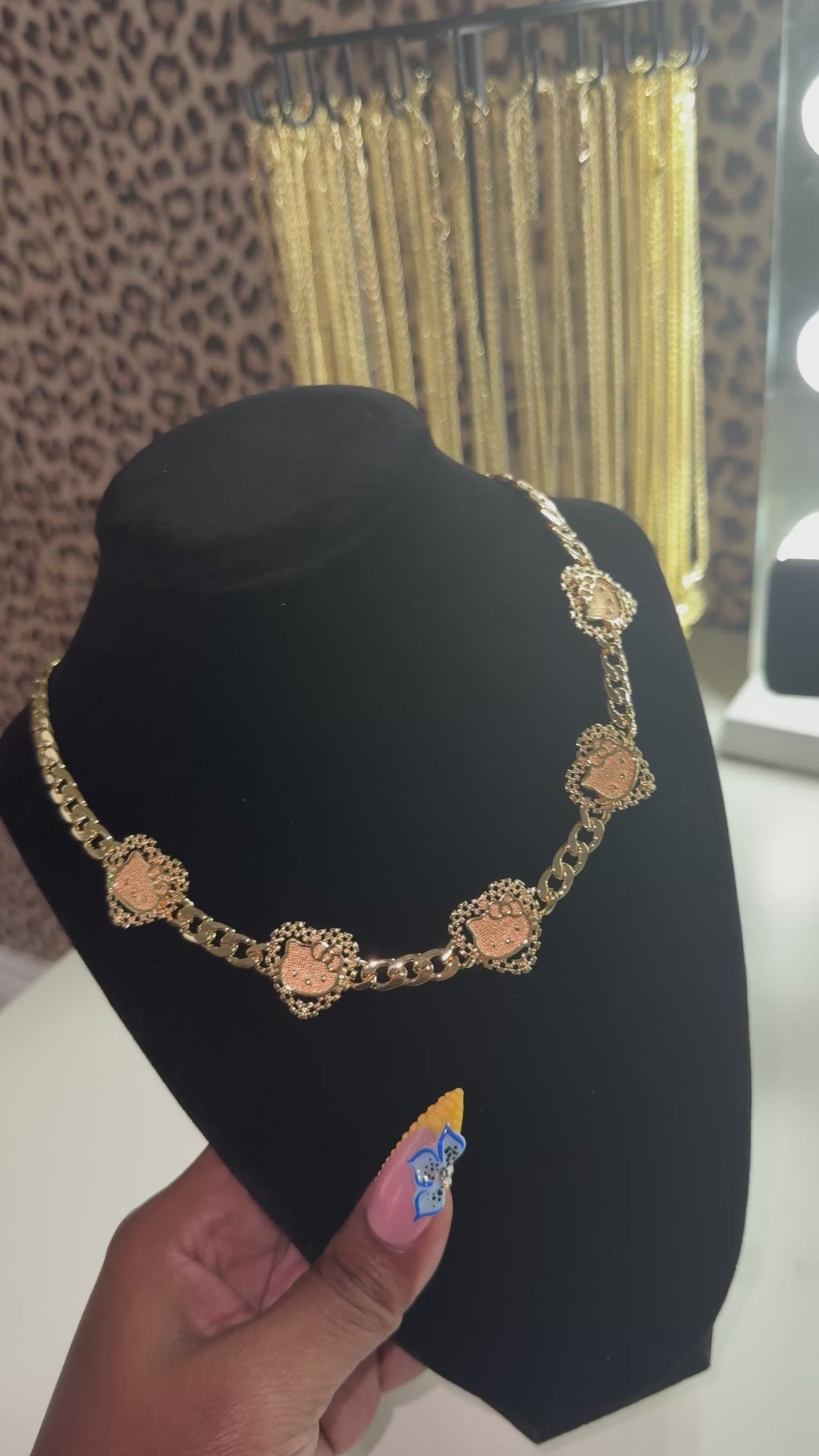 Heart Cuban Link Chain